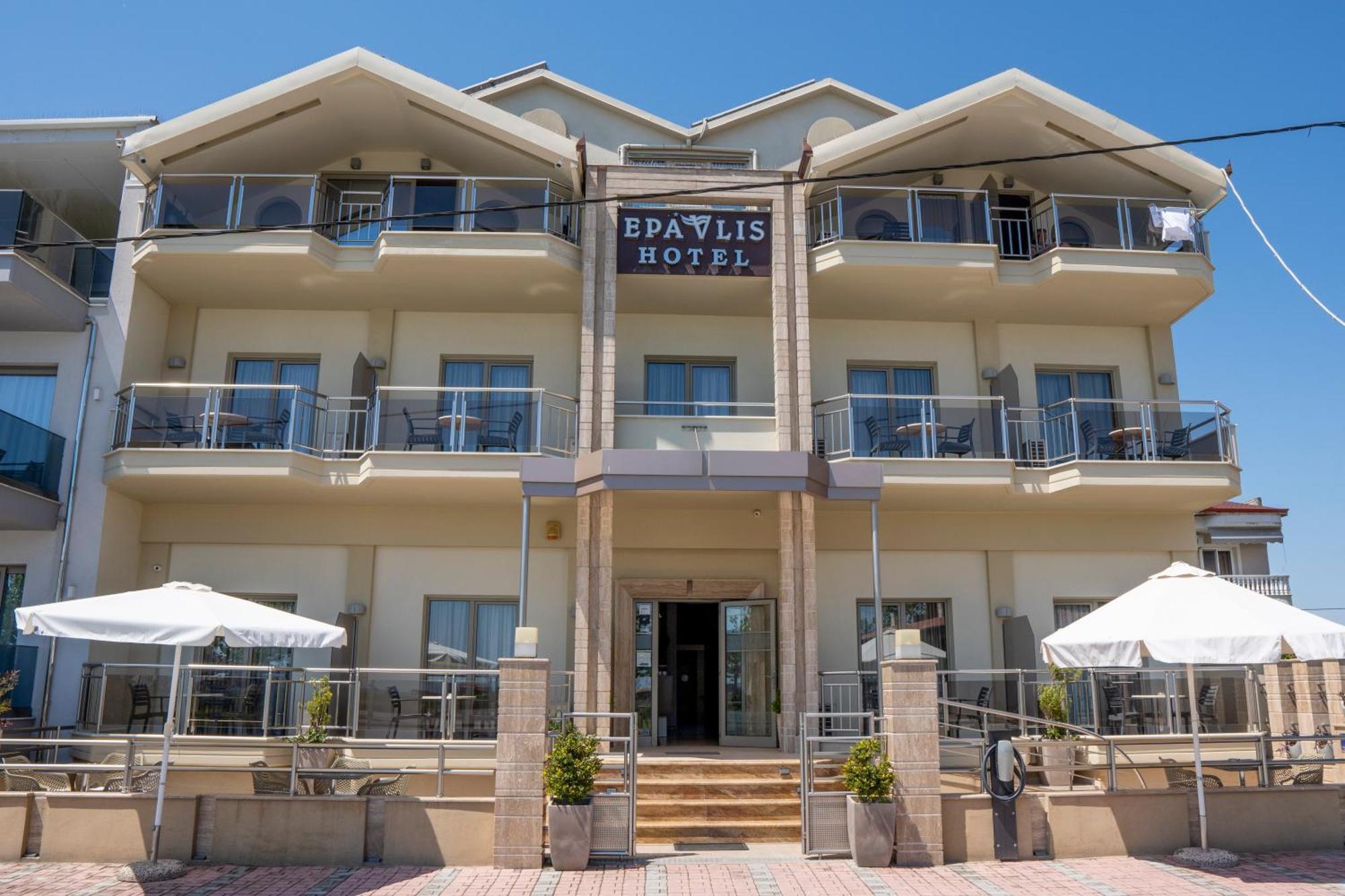 Hotel Epavlis Eleftheriadi Paralía Exteriér fotografie