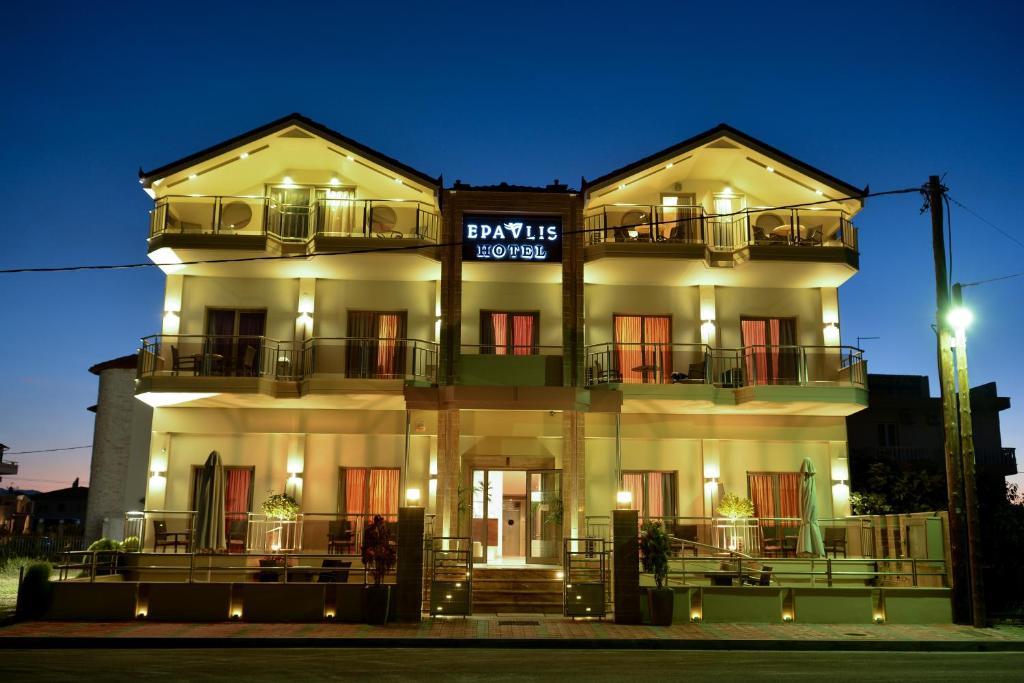 Hotel Epavlis Eleftheriadi Paralía Exteriér fotografie